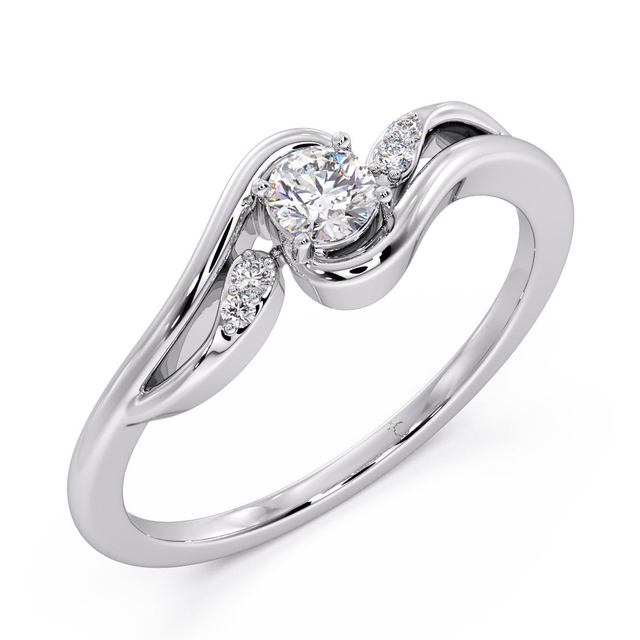 Sonnet Solitaire Diamond Platinum Ring