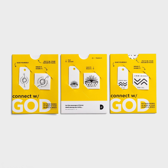 Dwell Differently - Set of 3 Scripture Memory Verse Tattoo Kits