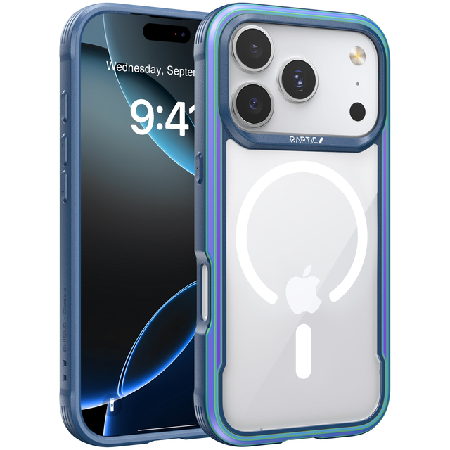 Raptic Shield Classic Magsafe for iPhone 17 Pro - iridescent