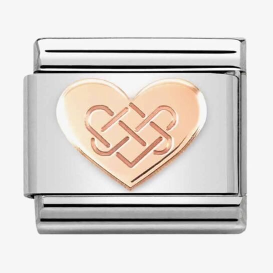 Nomination CLASSIC Composable Romance Celtic Knot Heart Charm 430104/38