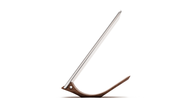 iPad Pro Stand with Apple Pencil Holder Wood