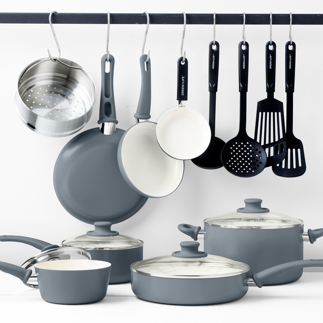 Soft Grip 16-Piece Cookware Set