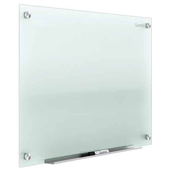 Quartet Infinity® Glass Dry-Erase Board, 72" x 48" (6' x 4'), Frosted Surface
