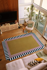 Keyboard Boarded Area Rug