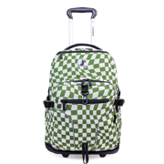 Lunar Multi-Purpose Laptop Rolling Backpack (19.5 Inch) in Matcha Checkers
