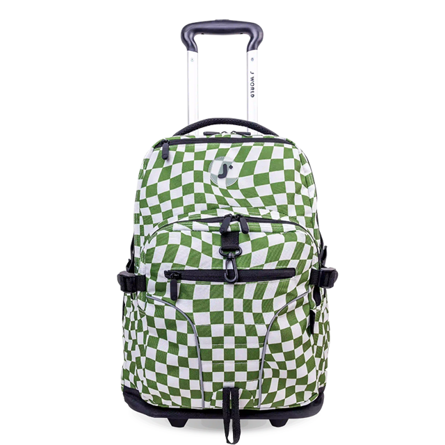 Lunar Multi-Purpose Laptop Rolling Backpack (19.5 Inch) in Matcha Checkers