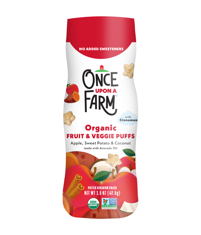 Apple, Sweet Potato & Coconut Puffs, 6ct