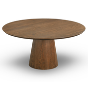 Camden Walnut Round Dining Table - Large