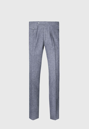 Shetland Wool French Pleat Trouser