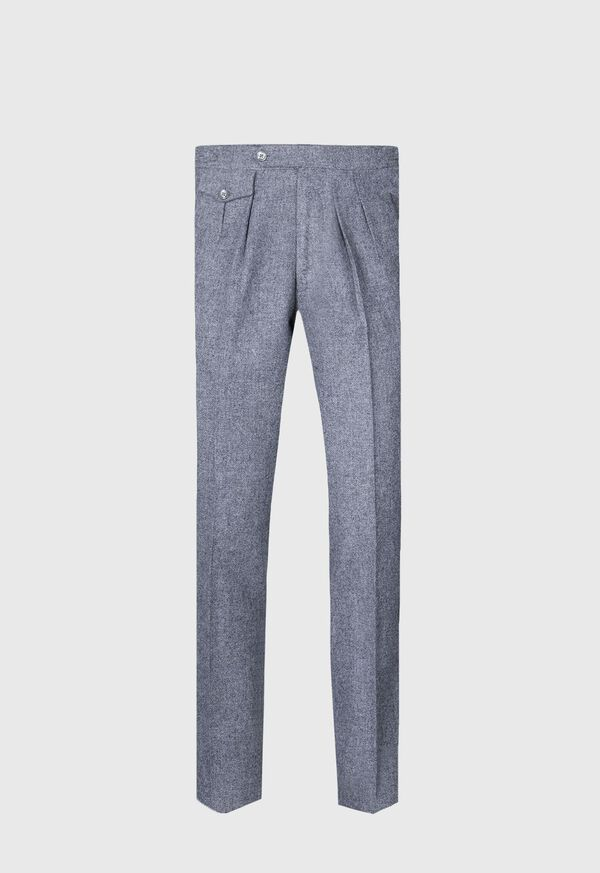 Shetland Wool French Pleat Trouser