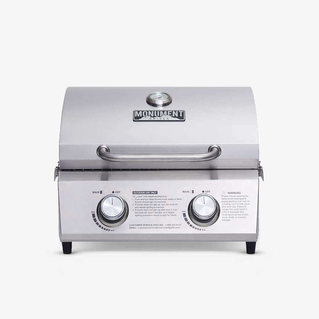 13742 | Stainless Tabletop Propane Gas Grill