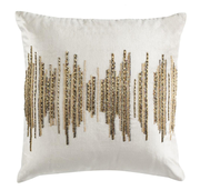 Deston Darling Pillow – Glamorous Metallic Beaded Accent for Chic Home Décor and Comfort