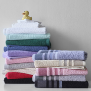 Home Expressions Solid and Stripe Bath Towel