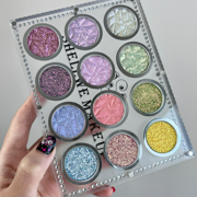 【low stock】Stray Birds Pressed Flakes Eyeshadow  Acryalic Palette 1g