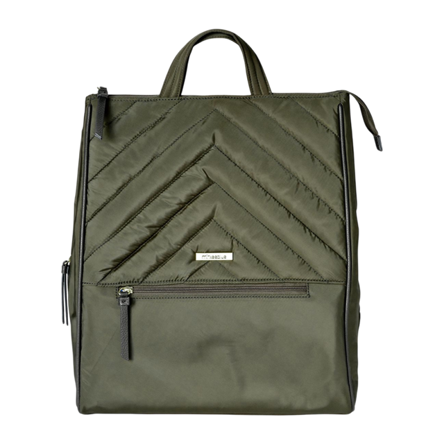 MinkeeBlue Puffer Amber Backpack with Lunch and Shoe Bag