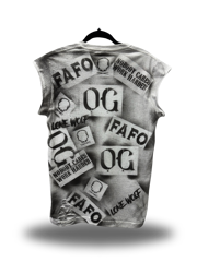 PUNK DESIGN BLAST MUSCLE TEE