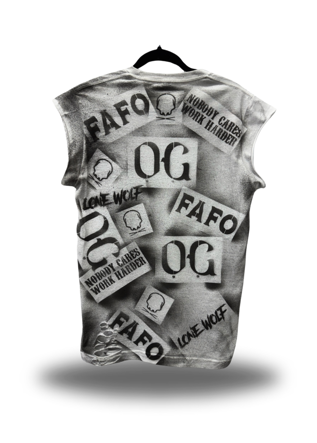 PUNK DESIGN BLAST MUSCLE TEE