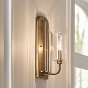 Kichler Kimrose 14" High Brushed Natural Brass Wall Sconce