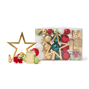 Christmas Retro Cheer Decoration 70 Pack - Multi