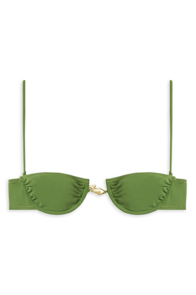 Hammond Bikini Top // Emerald Green