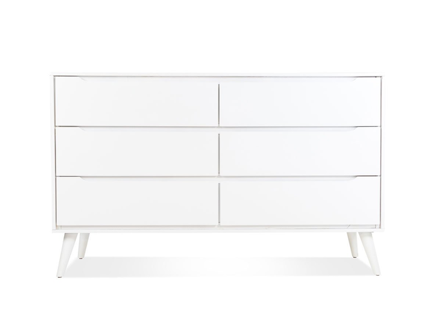 Wide White Dresser