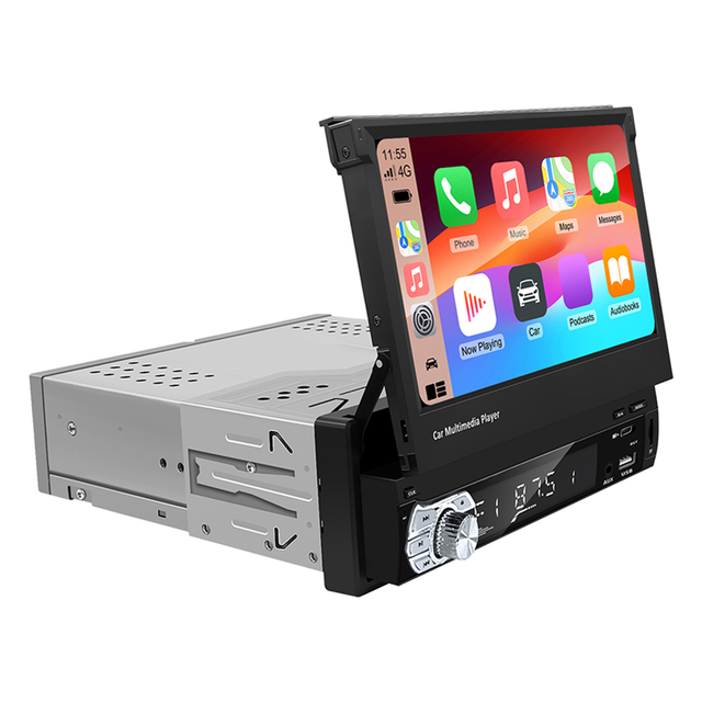 7 Inch Car Radio 1 Din CarPlay Android Auto Audio Stereo MirrorLink FM AUX Input