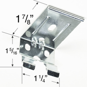 Bali and Graber Mounting Bracket for Cord Loop and Cordless Operated Cellular and Pleated Shades