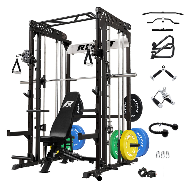 RitFit M1 Smith Machine Home Gym Package
