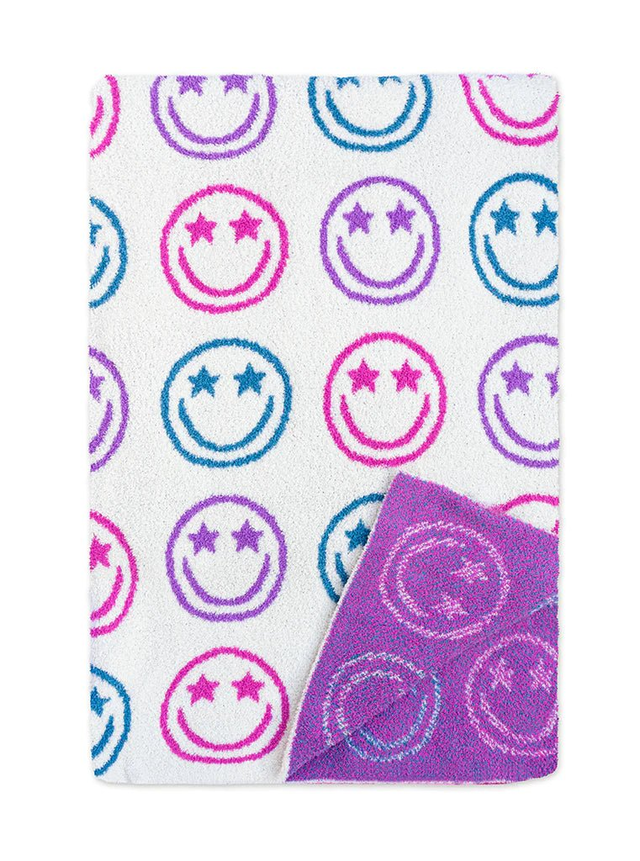Living Royal 60" Luxe Blanket - Star Smiley