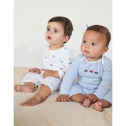 Organic Cotton Little Car Sleepsuits – Set of 2 (0–2yrs) | Baby Sle...