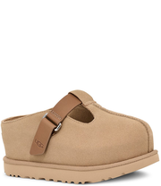 UGG Goldenstar Hi T-Strap Suede Platform Mary Jane Slip On Clogs