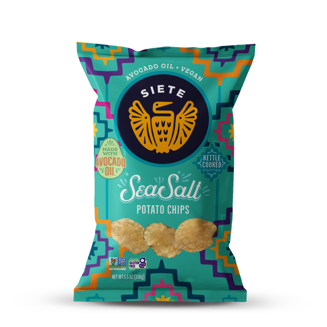 Sea Salt Kettle Cooked Potato Chips - 6 bags