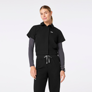 Campbell Collared Scrub Top