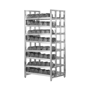 Alexander Industries CR-427-FF Can Dispenser Rack 144 Cans Aluminum
