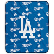 Los Angeles Dodgers Pegasus 50" x 60" Repeat Wordmark Fleece Blanket