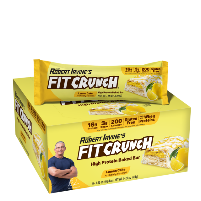 FITCRUNCH Lemon Cake (9ct Snack Size)