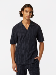 Relaxed-Fit Jacquard Cotton Terrycloth Polo