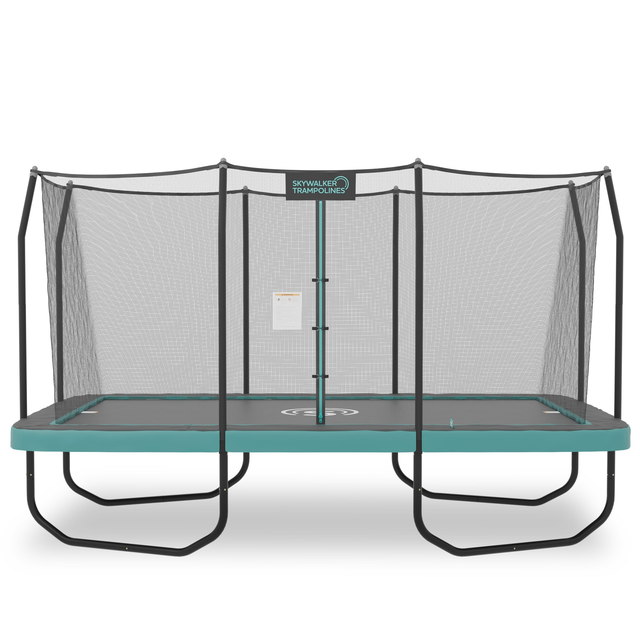 Signature Series 15'x9' Rectangle Outdoor Trampoline with Enclosure