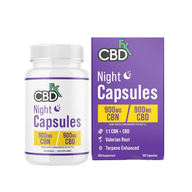 CBN + CBD Capsules for Sleep - CBDfx