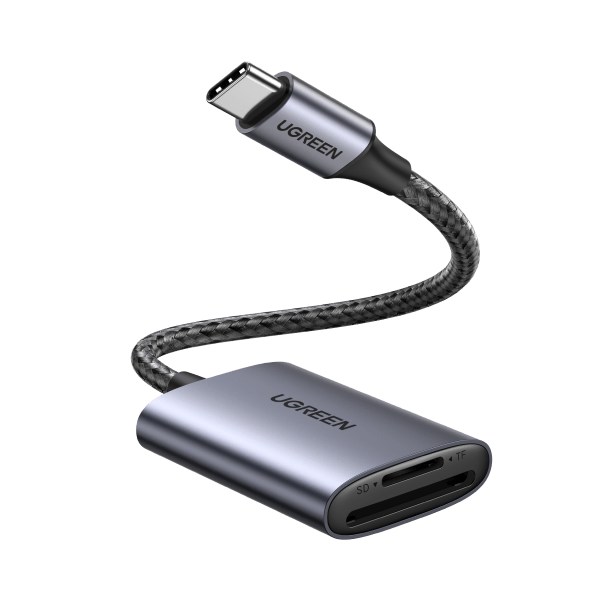 UGREEN Micro SD Card Reader Aluminium Typ C Kartenlesegerät
