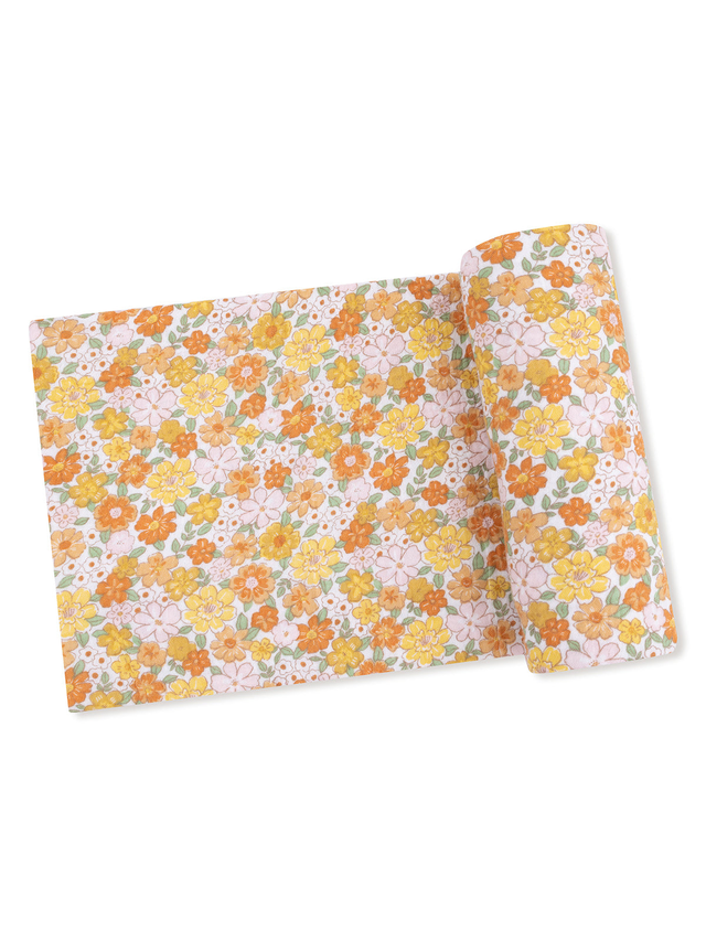 Muslin Swaddle, Sweet Amber Floral