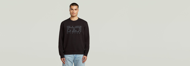 Text Graphic Sweater