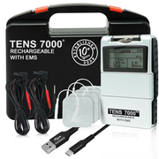 TENS 7000 Rechargeable TENS and EMS Combo Unit, Dual Channel