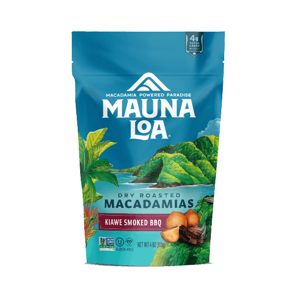 Flavored Macadamias - Kiawe Smoked BBQ Small Bag