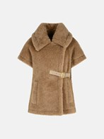 CAPPA 'NEWABAVO4' IN 'TEDDY' DI ALPACA E CACHEMIRE BRONZO