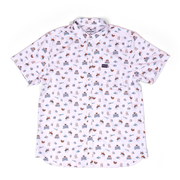 Burlebo x Whataburger WHATA Country White Performance Button Up