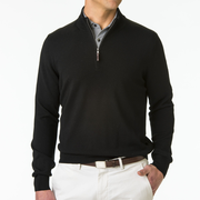 Baruffa Merino Quarter Zip Sweater