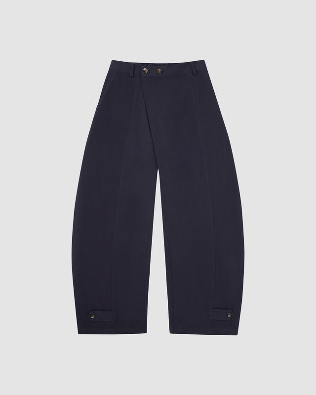 NAVY HANBOK BALLOON PANTS