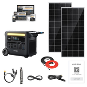 Anker Solix F2600 - 2,560Wh / 2,400W Portable Power Station + Choose Your Custom Bundle | Complete Solar Kit