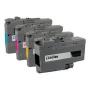 Compatible Brother LC401 Ink Cartridge Set of 4
